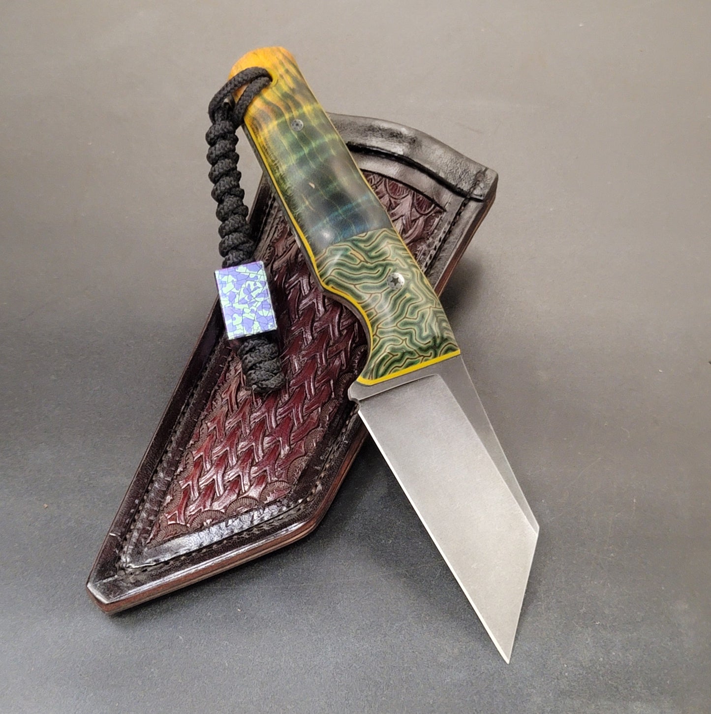 Large Kiridashi - Curly Maple/ Crazy Fiber