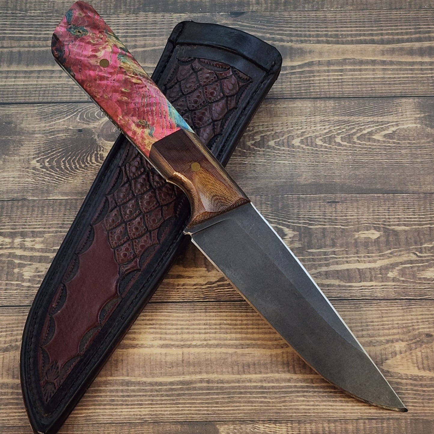Varlo - Vintage Micarta/ Birch burl