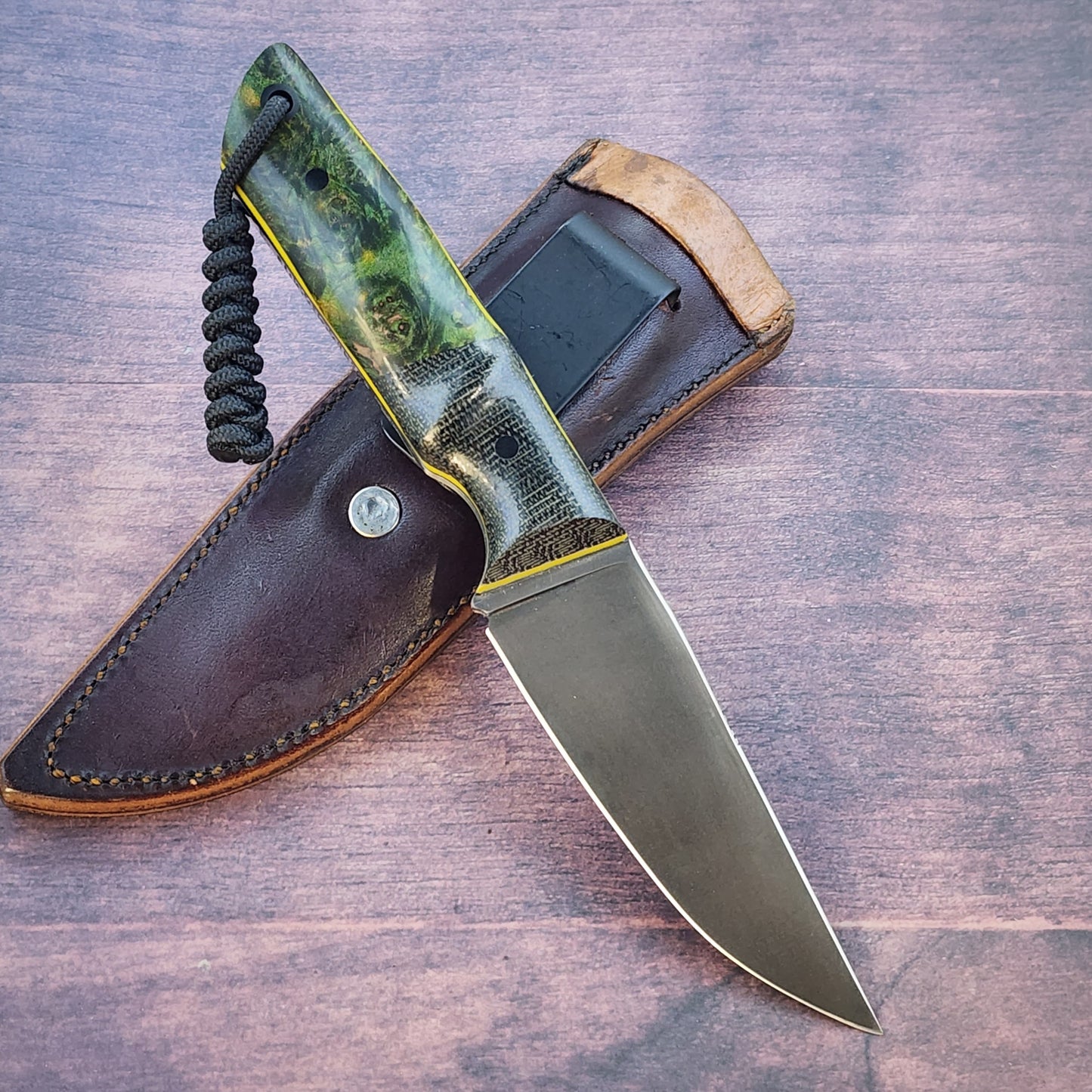 Novas - Micarta/ Maple burl
