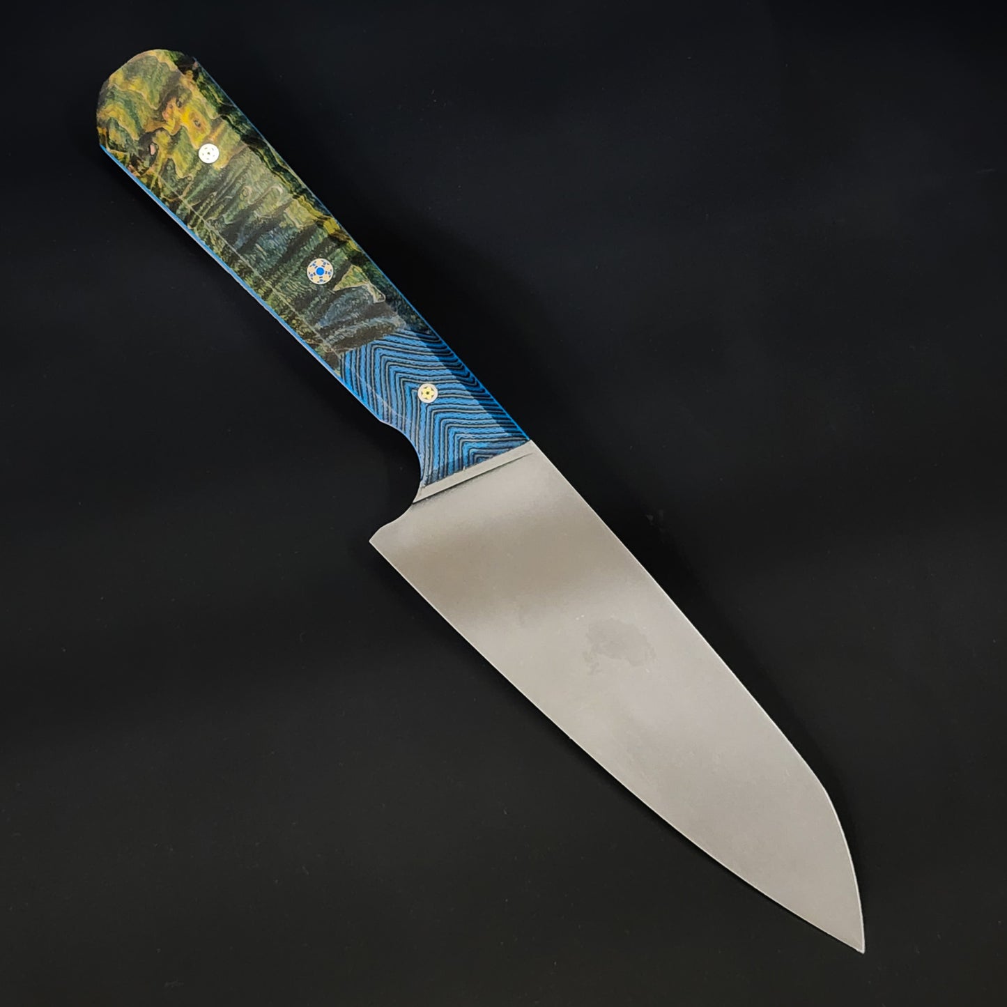 Santoku- gcarta curly maple