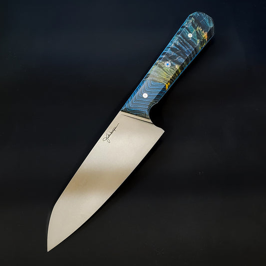Santoku- gcarta curly maple